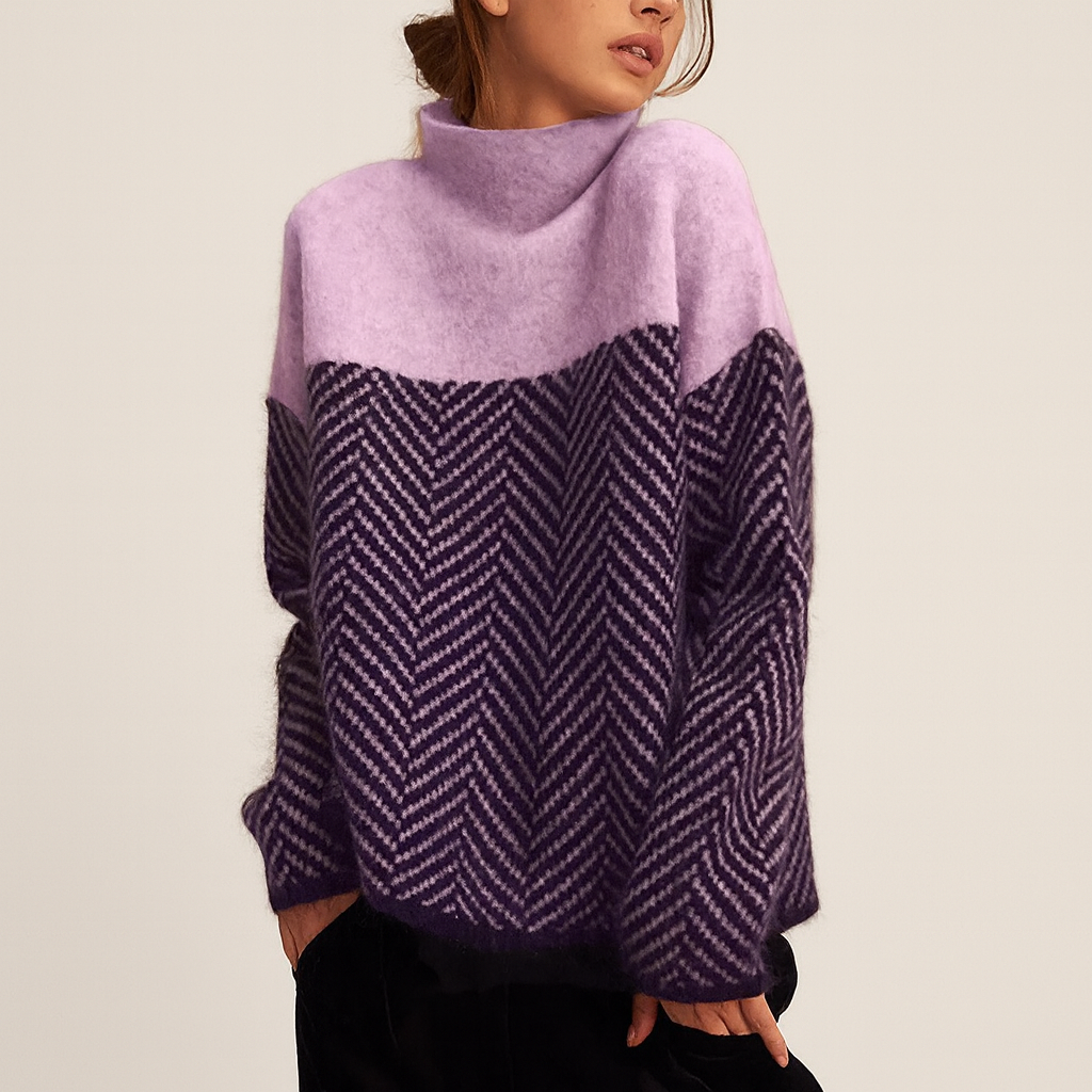 Premium turtleneck made from fine knit