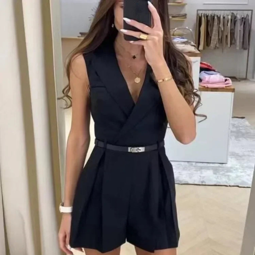 Alina™ | Elegant sleeveless jumpsuit