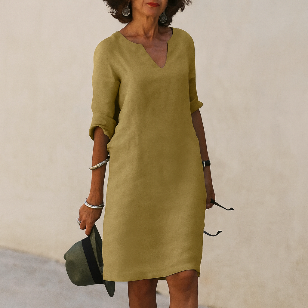 Flowing dress with timeless elegance