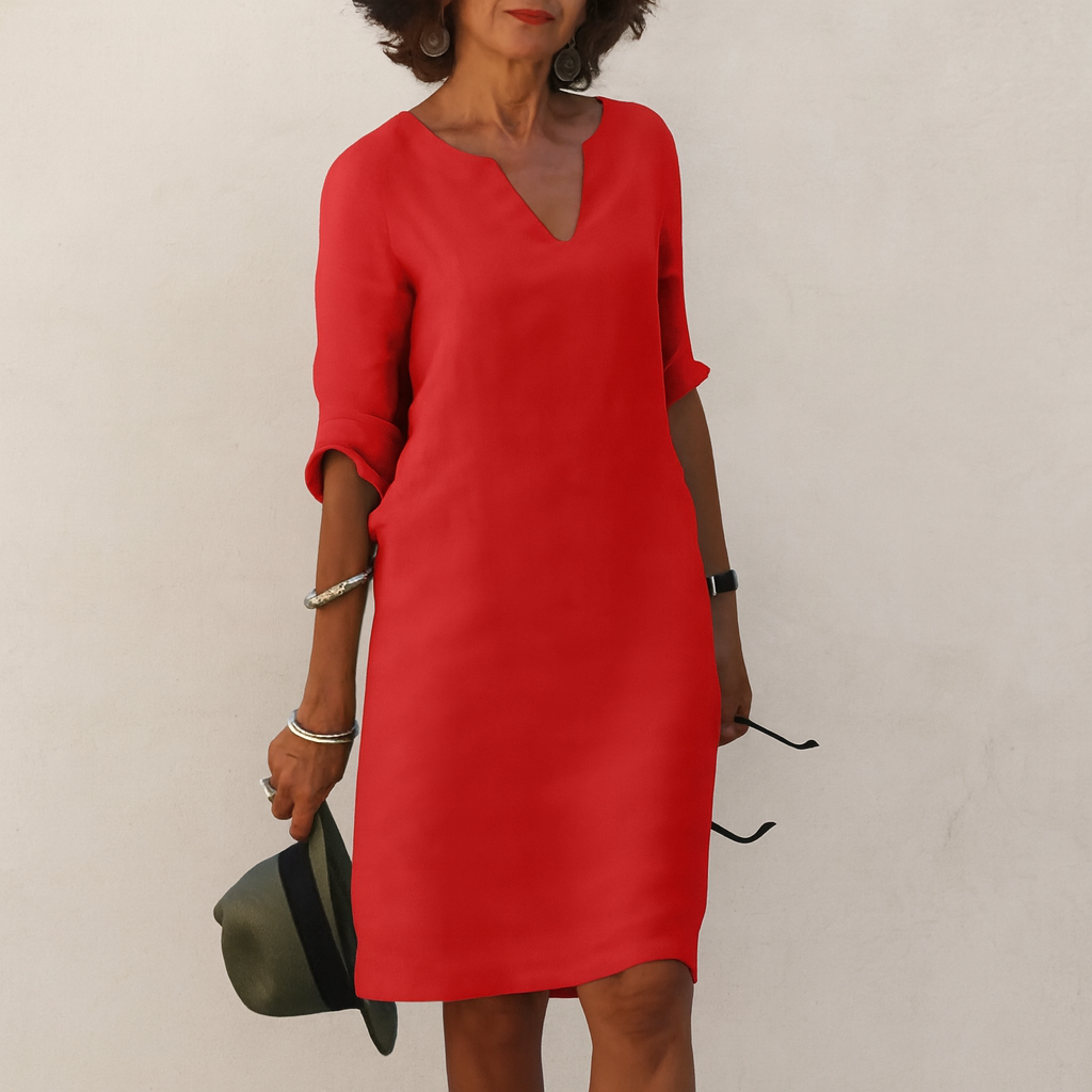 Flowing dress with timeless elegance