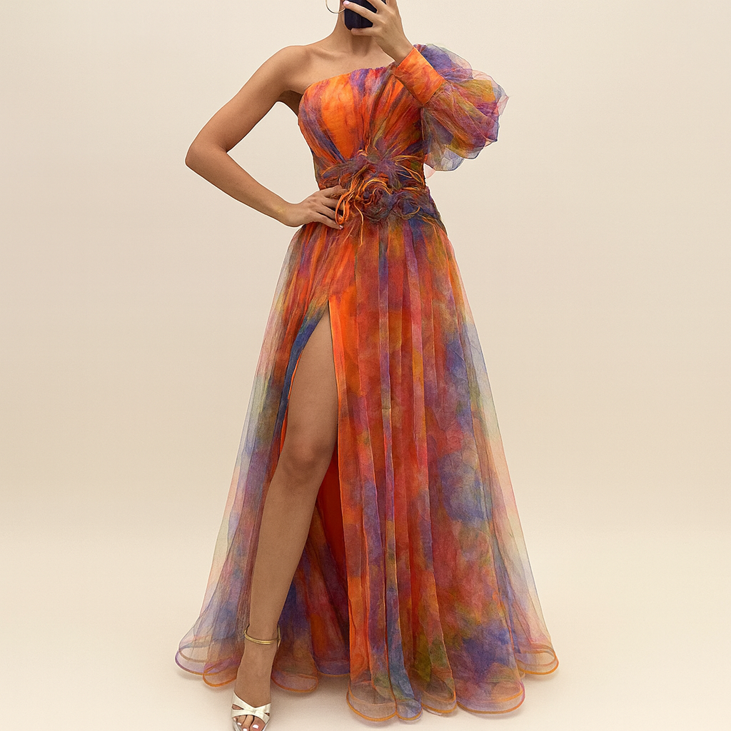 Althea - Elegant off-shoulder dress