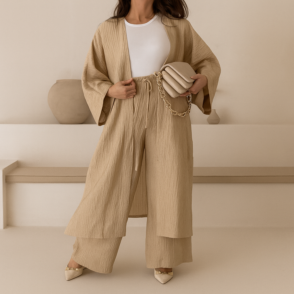 Hilary™ | Casual Vest And Pants Set