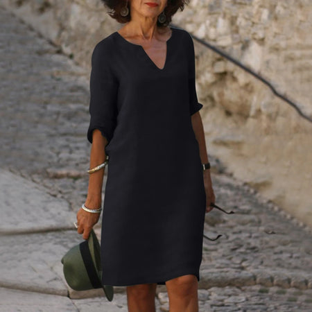 Flowing dress with timeless elegance