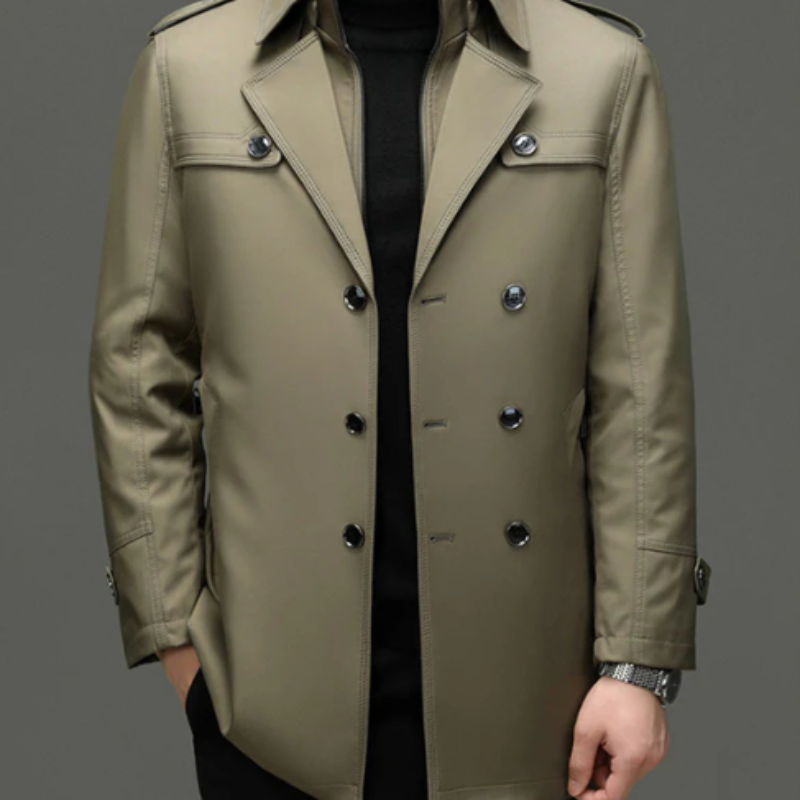 LOUIS | MANTEAU LONG À CEINTURE POUR HOMME