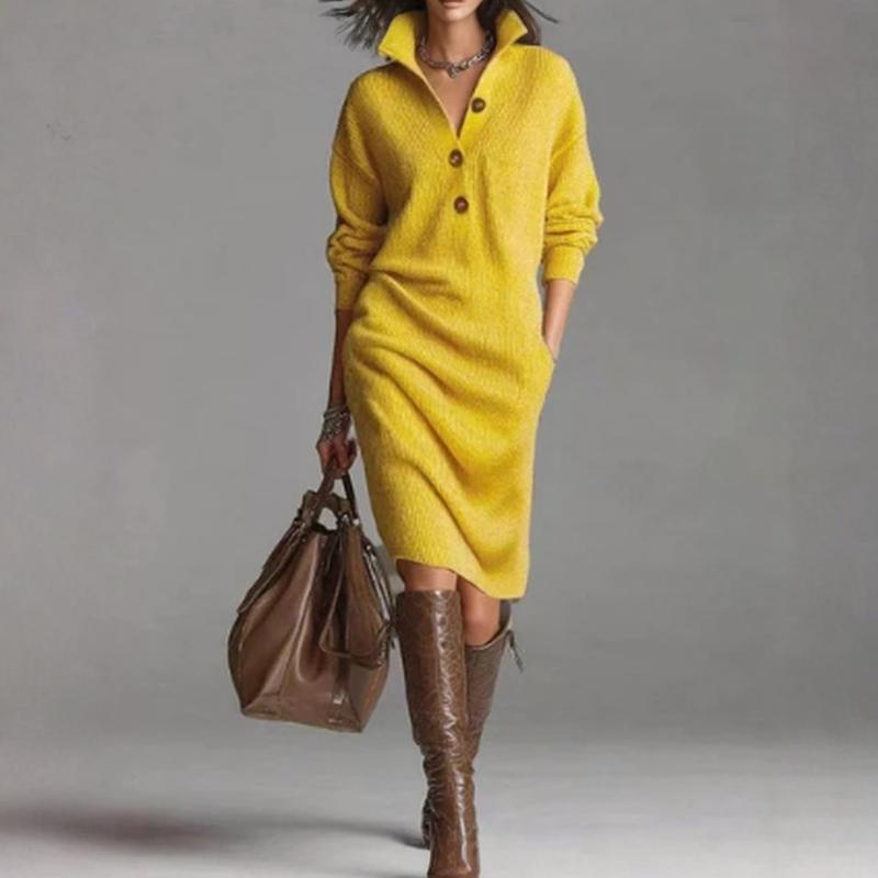 SCARLETT | ROBE TRICOTÉE ÉLÉGANCE HIVERNALE