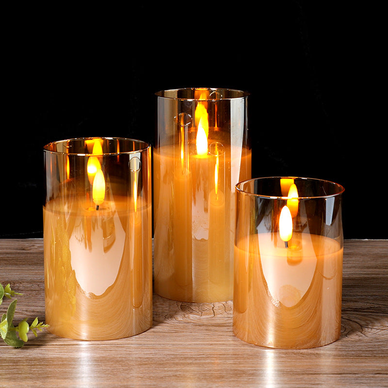 Flameless™ | Flameless candles with remote control (Set of 3 candles) 