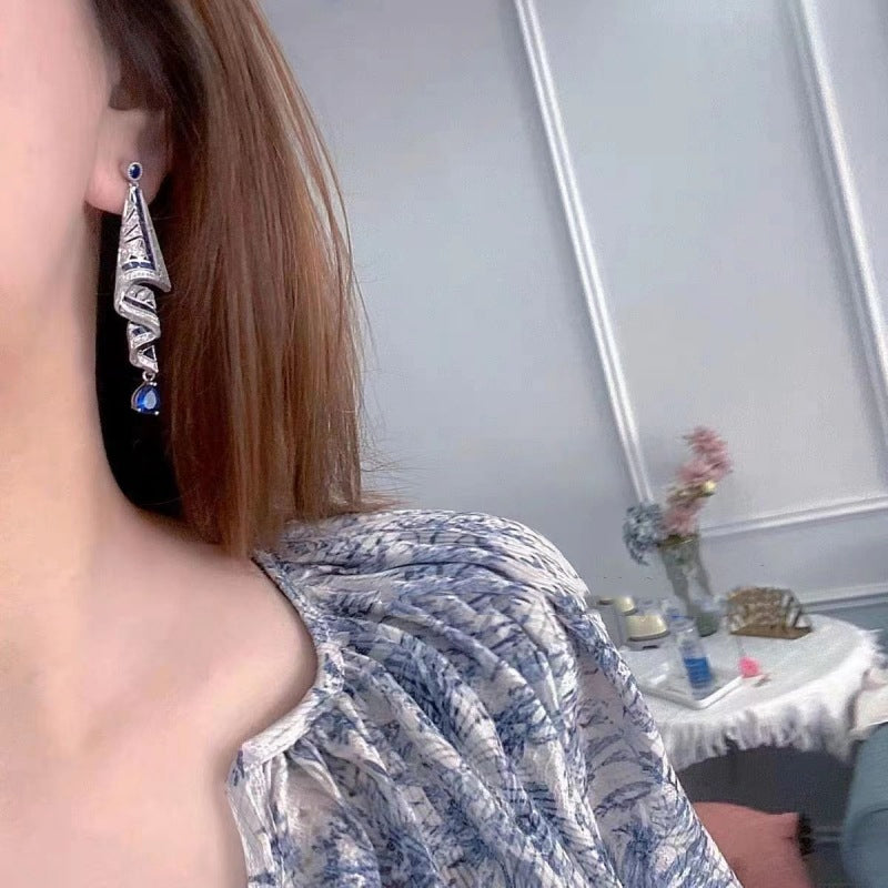 GemAura™ | Vintage Silver Earrings