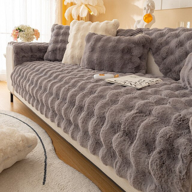 ComfySofa™ | Ultra-soft fleece sofa cover