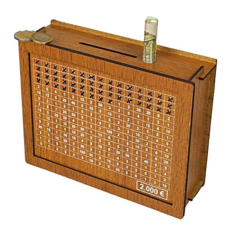 Wooden Piggy Bank™ - Saving has never been easier!